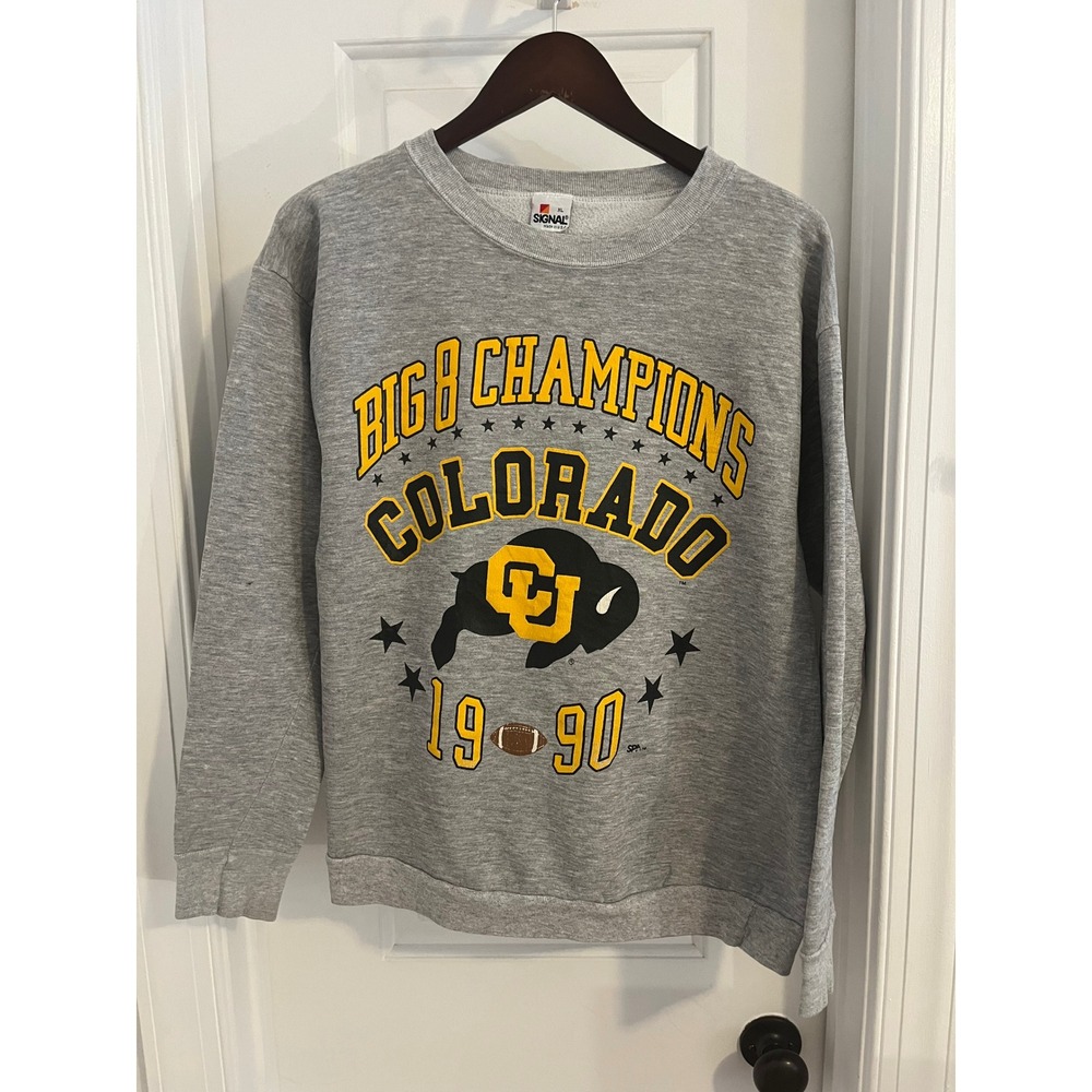 Vintage Colorado Buffaloes 1990 Big 8 Champions Sweatshirt